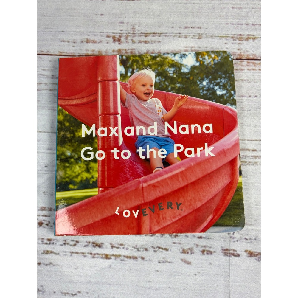 Lovevery Max and Nana Go to the Park Board Book Montessori Toddler Learning